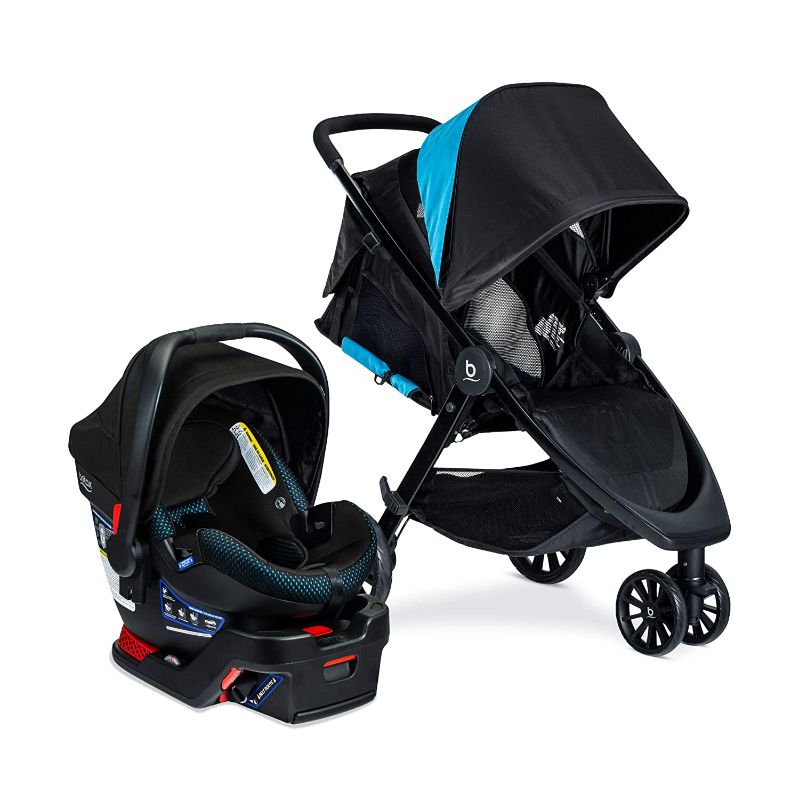 Photo 1 of Britax B-Lively & B-Safe Gen2 Flexfit Travel System, Cool Flow Teal
