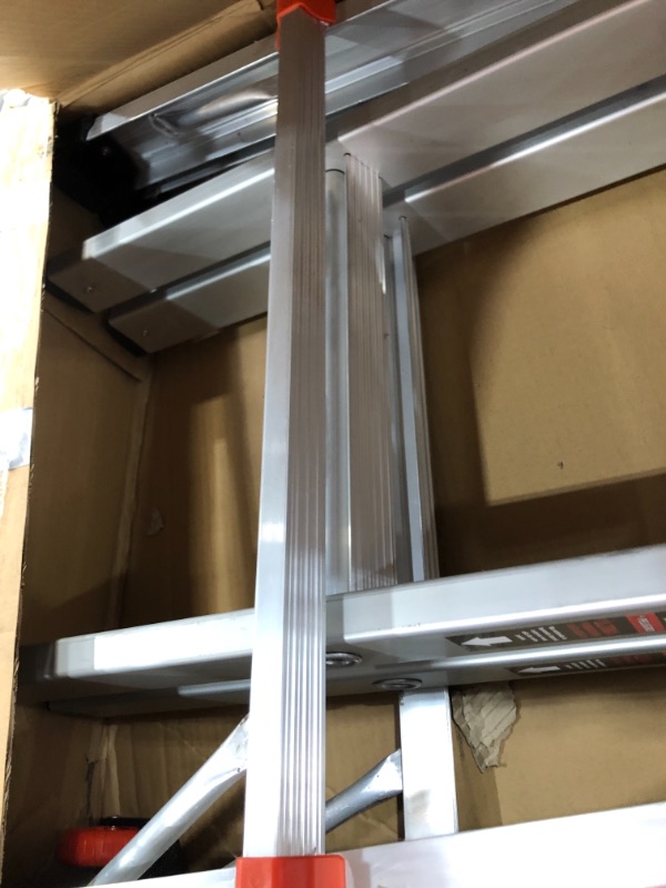 Photo 1 of Little Giant Ladders, Velocity with Wheels, M22, 22 Ft, Multi-Position Ladder, Aluminum, Type 1A, 300 lbs Weight Rating, (15422-001)
