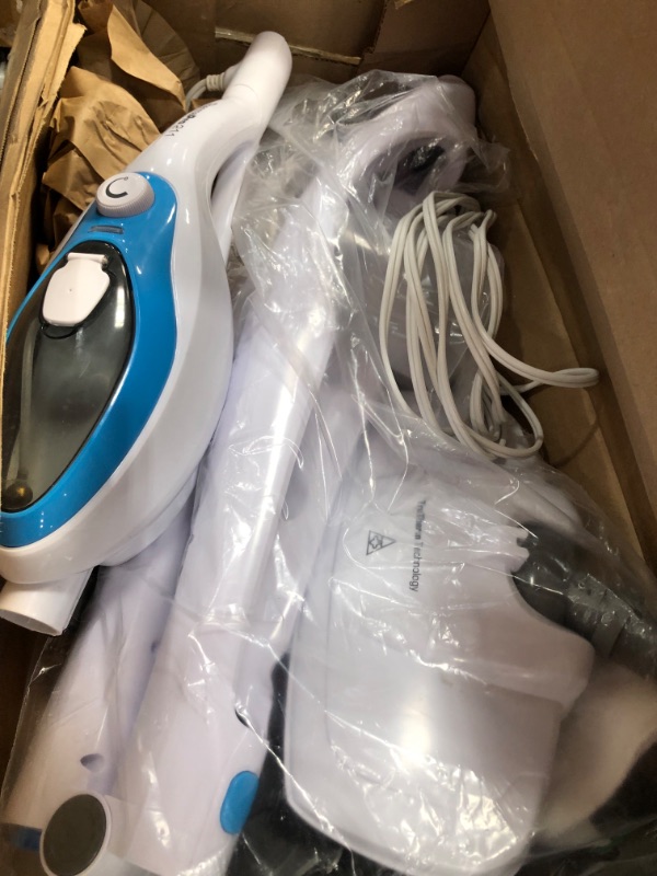 Photo 1 of PurSteam Steam Mop Cleaner 10-in-1 with Convenient Detachable Handheld Unit, Laminate/Hardwood/Tiles/Carpet Kitchen - Garment - Clothes - Pet Friendly Steamer Whole House Multipurpose Use
