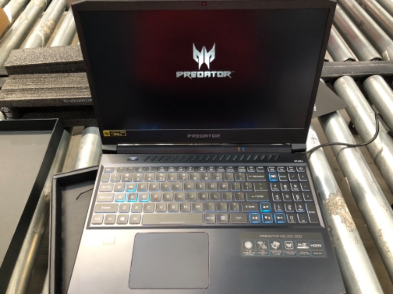 Photo 2 of Acer Predator Helios 300 Gaming Laptop, Intel i7-10750H, NVIDIA GeForce RTX 2060 6GB, 15.6" Full HD 144Hz 3ms IPS Display, 16GB Dual-Channel DDR4, 512GB NVMe SSD, Wi-Fi 6, RGB Keyboard, PH315-53-72XD
