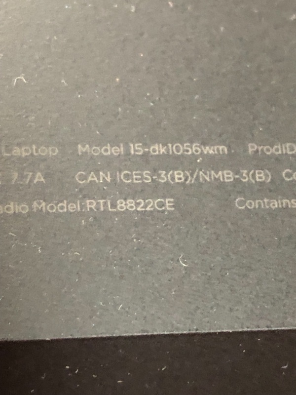 Photo 4 of HP Pavilion 15.6" FHD Gaming Laptop, Intel Core i5-10300H, 8GB RAM, NVIDIA GeForce GTX 1650 4GB, 250GB SSD, Windows 10 Home, Black, 15-dk1056wm