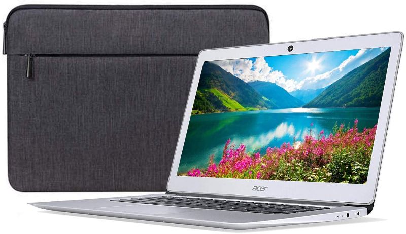 Photo 1 of Acer Chromebook 14 CB3-431-12K1 14" Chromebook - 1366 x 768 - Atom x5 E8000-4 GB RAM - 32 GB Flash Memory - Sparkly Silver - Chrome OS - Intel HD Graphics - ComfyView - English (US) Keyboard -