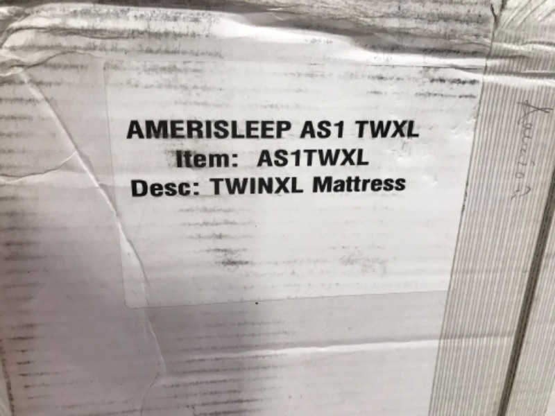 Photo 1 of Amerisleep AS1 Memory Foam Mattress - Twin XL (Firm) - Bed in a Box Celliant Cover Bio-Pur Plant Based Material Cooler Than Memory Foam USA