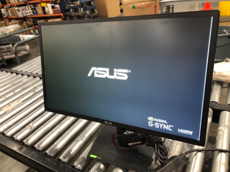 Photo 4 of (WHITE LINE ON RIGHT SIDE; MISSING MANUAL) 
ASUS VG248QG 24" G-Sync Gaming Monitor 165Hz 1080p 0.5ms Eye Care with DP HDMI DVI
