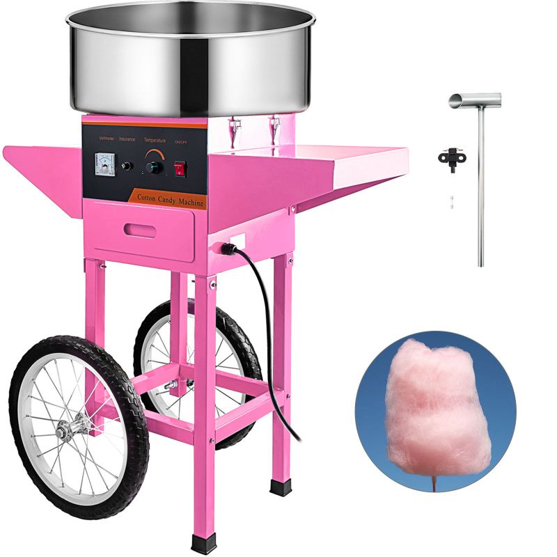 Photo 1 of (PARTS ONLY SALE; NOT FUNCTIONAL; MISSING WHEELS) candy floss machine vevor