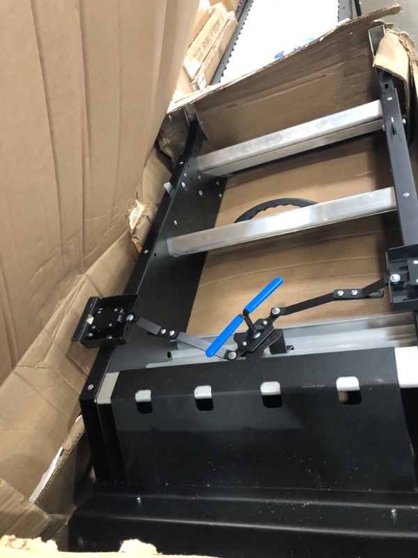 Photo 1 of MORryde StepAbove Adjustable 30 to 33.5 Inch 3 Step Portable RV Camper Motorhome Solid Entry Stair for 24 Inch Wide Doorways with Quick Release
