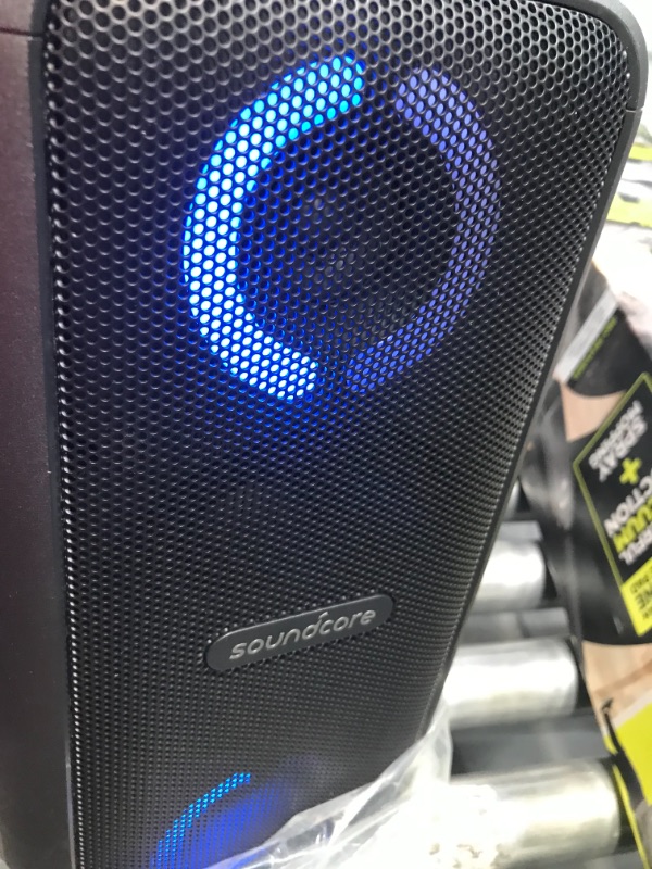 Photo 4 of Bluetooth Speaker, W-KING 80W Super Punchy Bass, Huge 105dB Sound Portable Wireless Speakers, Mixed Color LED Lights, 12000mAH Battery, Bluetooth 5.0, USB Playback, Loud for Party, Non-Waterproof
