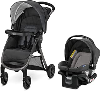 Photo 1 of Graco FastAction SE Travel System | Includes Quick Folding Stroller and SnugRide 35 Lite Infant Car Seat, Redmond, Amazon Exclusive
