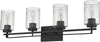 Photo 1 of Acclaim Lighting IN41103ORB Orella - 4 Light Bath Vanity, Oil Rubbed Bronze Finish with Clear Seeded Glass


//missing one glass