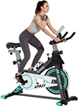 Photo 1 of Afully Indoor Exercise Bikes Stationary, Fitness Bike Upright Cycling Belt Drive with Adjustable Resistance, LCD Monitor&Phone Holder Quiet for Home Cardio Workout
