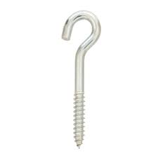 Photo 1 of 3/8 in x 5 in. Zinc-Plated Lag Thread Screw Hook
18 pack