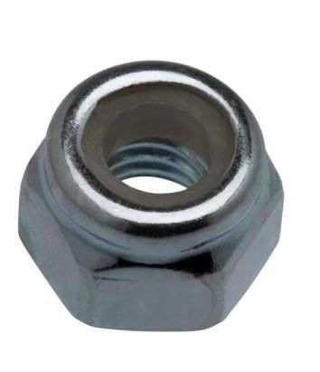 Photo 1 of 5/16 in.-18 Zinc Plated Nylon Lock Nut (Nine boxes of 15-Pack)
