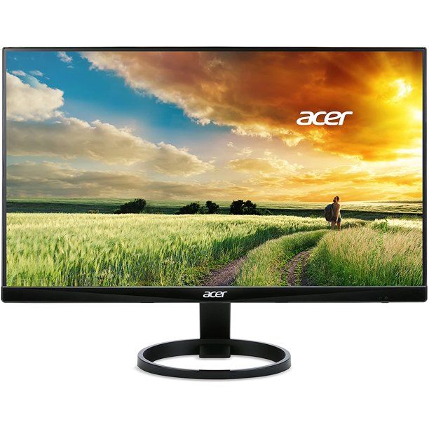 Photo 1 of NEW Acer R240HY bidx 24 IPS HDMI DVI VGA (1920 x 1080) Widescreen Monitor Black 888863338887
