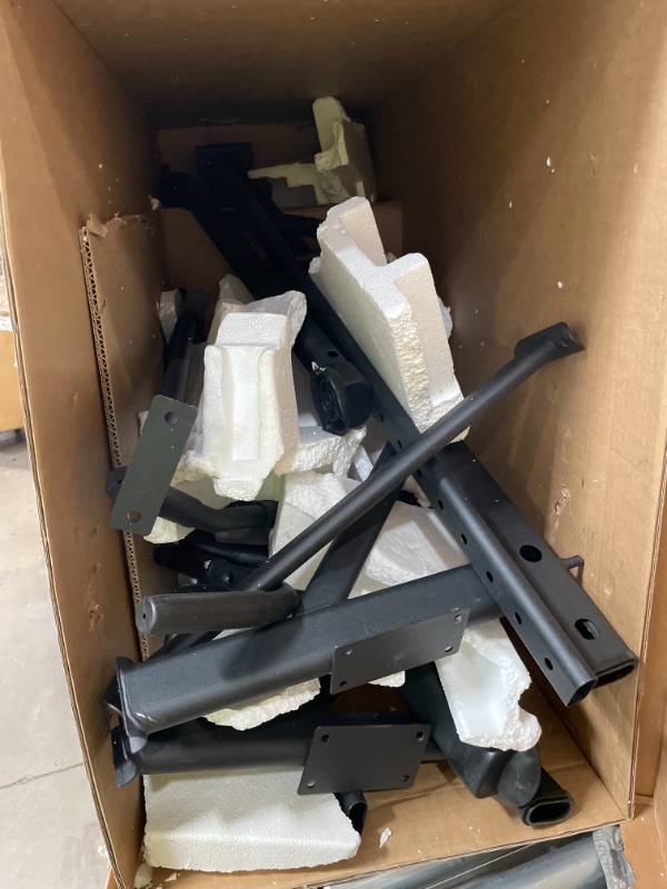 Photo 1 of Power Tower Dip Station Pull Up Bar Exercise Tower Adjustable Pull Up Station Pull Up Tower Bar for Home Gym Multi-Function Strength Training Fitness Equipment with Backrest and Armrest 330LBS