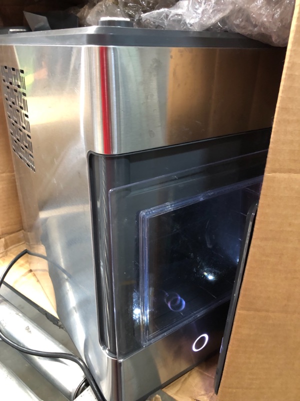 Photo 1 of GE Profile Opal | Countertop Nugget Ice Maker with Side Tank | Portable Ice Machine with Bluetooth Connectivity | Smart Home Kitchen Essentials | Stainless Steel Finish | Up to 24 lbs. of Ice Per Day
