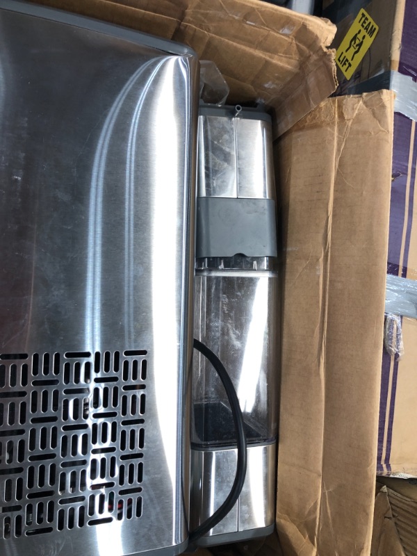 Photo 1 of GE Profile Opal | Countertop Nugget Ice Maker with Side Tank | Portable Ice Machine with Bluetooth Connectivity | Smart Home Kitchen Essentials | Stainless Steel Finish | Up to 24 lbs. of Ice Per Day
