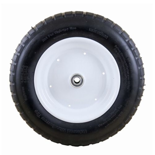 Photo 1 of 14.5 in. Flat Free Universal Wheelbarrow Wheel