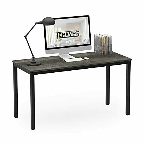 Photo 1 of Teraves Computer Desk/Dining Table Office Desk Sturdy Writing(39.37“, Oak)
