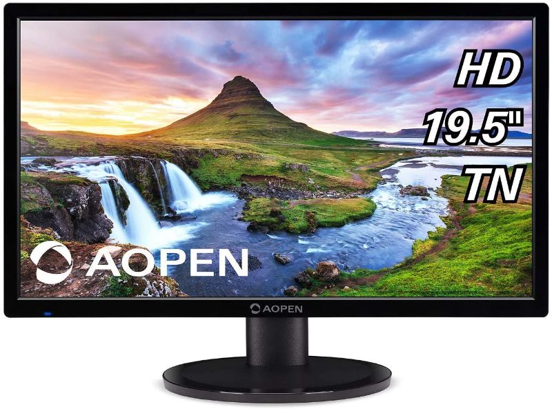 Photo 1 of AOPEN 20CH1Q bi 19.5" HD (1366 x 768) TN Monitor for Work or Home (1 x HDMI & VGA Port), Black
