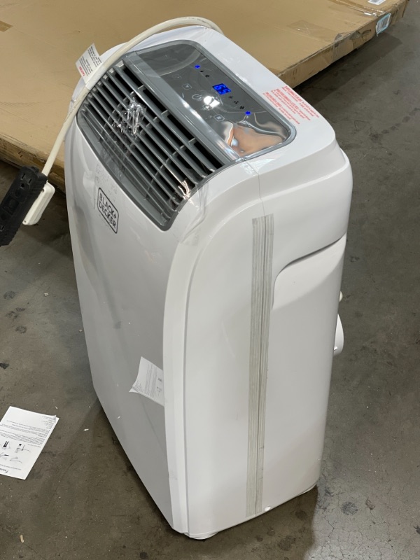 Photo 2 of BLACK+DECKER BPACT08WT Portable Air Conditioner with Remote Control, 5,000 BTU DOE (8,000 BTU ASHRAE), Cools Up to 150 Square Feet, White
