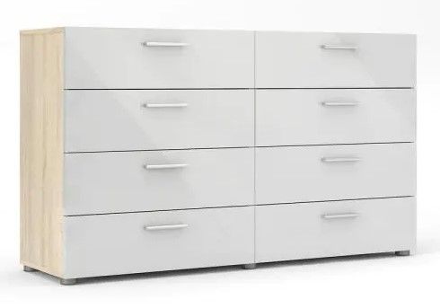 Photo 1 of Austin 8-Drawer Oak Structure/White High Gloss Double Dresser Assembled Depth (in.)
15.89 in
Assembled Height (in.)
32.28 in
Assembled Width (in.)
55.12 in
