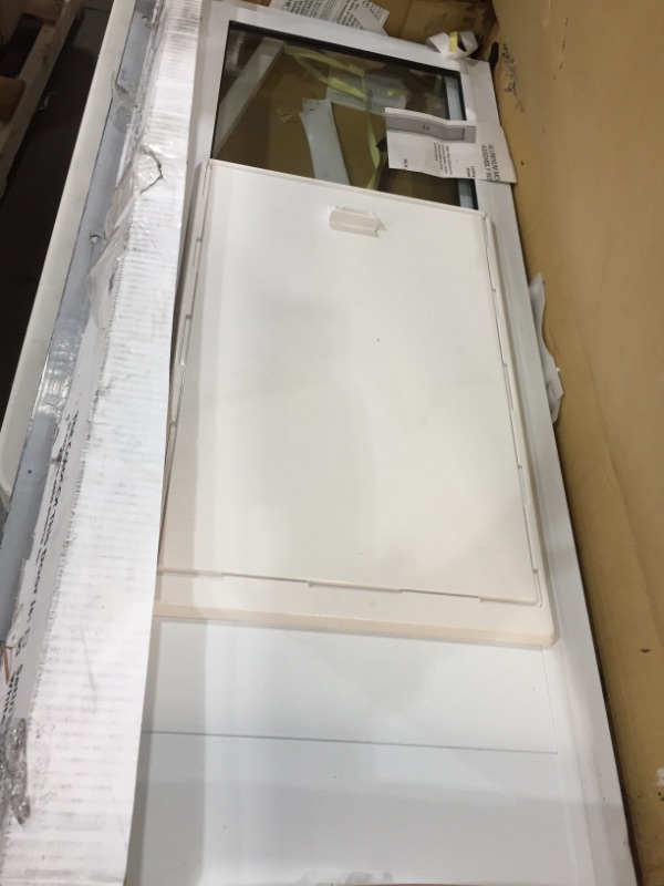 Photo 1 of Ideal Pet Modular ALUMINUM Pet Patio Door with Single Pane Glass and Clear Flexible Flap. Fits up to 1” Aluminum Patio track width ONLY, Extra Large,...
PARTS ONLY