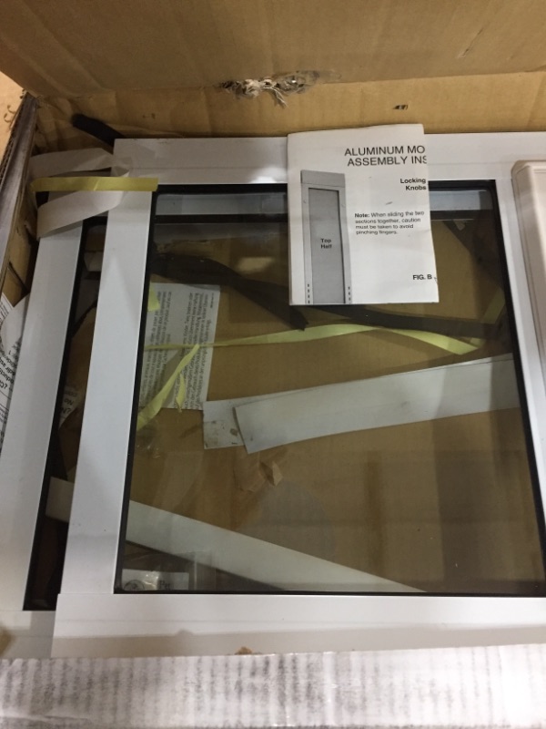 Photo 1 of Ideal Pet Modular ALUMINUM Pet Patio Door with Single Pane Glass and Clear Flexible Flap. Fits up to 1” Aluminum Patio track width ONLY, Extra Large,...
PARTS ONLY