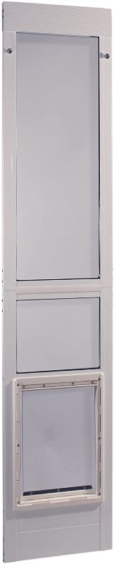 Photo 1 of Ideal Pet Modular ALUMINUM Pet Patio Door with Single Pane Glass and Clear Flexible Flap. Fits up to 1” Aluminum Patio track width ONLY, Extra Large,...
PARTS ONLY