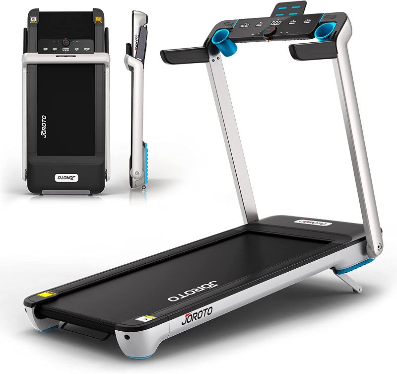 Photo 1 of Folding Treadmill with Auto Incline Electric Running Machine Treadmills for Home with LCD Monitor 20" Wide Tread Belt (Fold Treadmills for Small Spaces Fit Under Bed)
