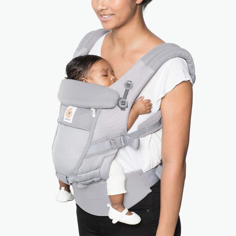 Photo 1 of Ergobaby Adapt Ergonomic Multi-Position Baby Carrier with Cool Air Mesh (7-45 Pounds), Pearl Grey
