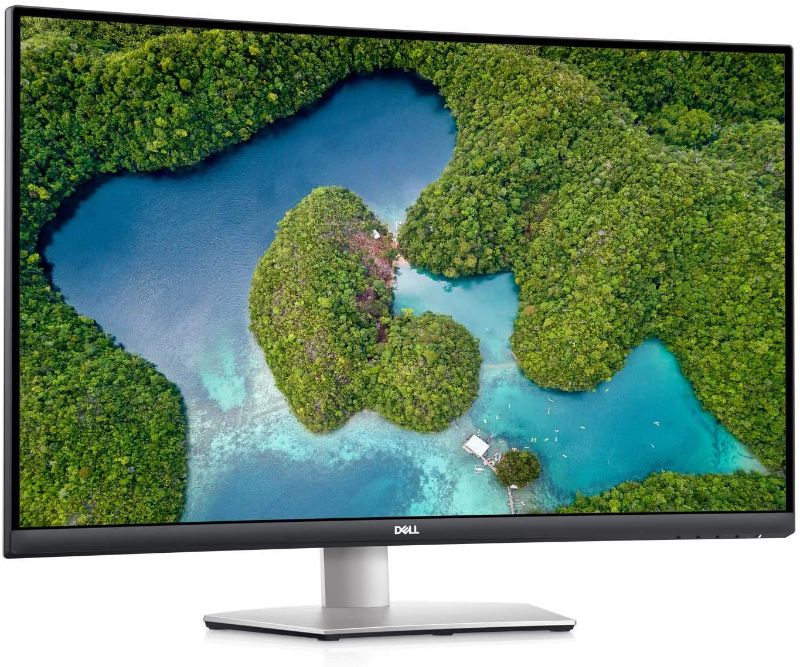 Photo 1 of Dell S2721QS 27 Inch 4K UHD (3840 x 2160) IPS Ultra-Thin Bezel Monitor, AMD FreeSync (HDMI, DisplayPort), VESA Certified, Silver