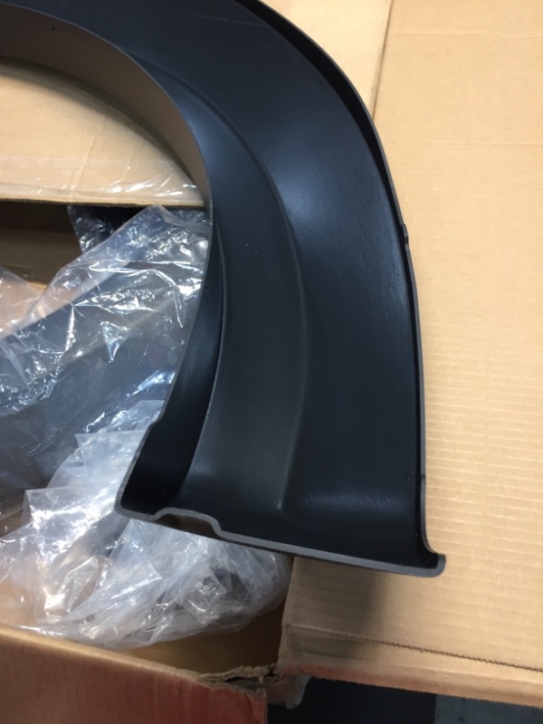 Photo 2 of 4PCS Look Fender Flares Protector Extra Wide Body ABS (Black) 84 cm Diameter