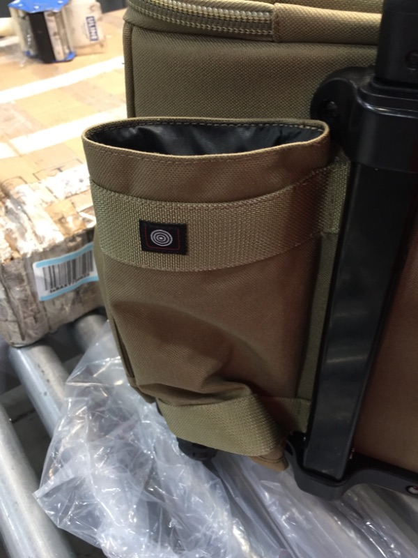 Photo 9 of G. Outdoors Products Tactical Rolling Range Bag, Foam Cradle, Tan,