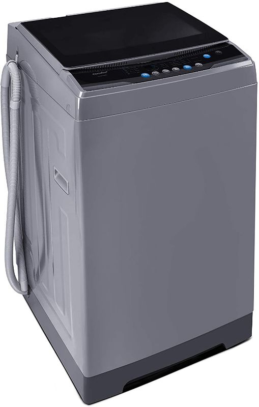 Photo 1 of *SEE last picture for damage*
COMFEE' 1.6 Cu.ft Portable Washing Machine, 11lbs Capacity Fully Automatic Compact Washer with Wheels, 6 Wash Programs Laundry Washer with Drain Pump, Ideal for Apartments, RV, Camping, Magnetic Gray
