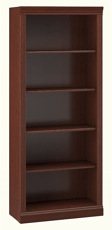 Photo 1 of *previously opened*
Bush Furniture Saratoga 5 Shelf Bookcase in Harvest Cherry, ?29.88 x 12.5 x 71.53 inches
