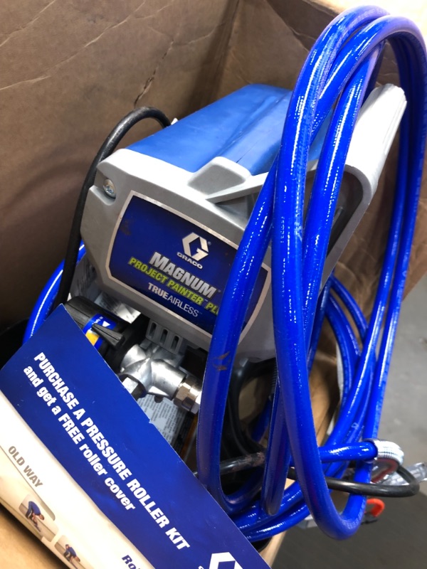 Photo 3 of *USED*
*MISSING clear tube*
Graco Magnum 257025 Project Painter Plus Paint Sprayer
