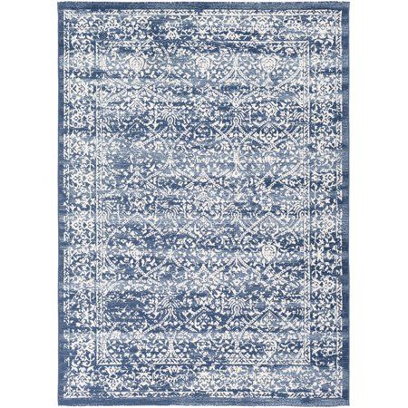 Photo 1 of Alamar Traditional Rugs Navy - Artistic Weavers, 6' 7" x 9'