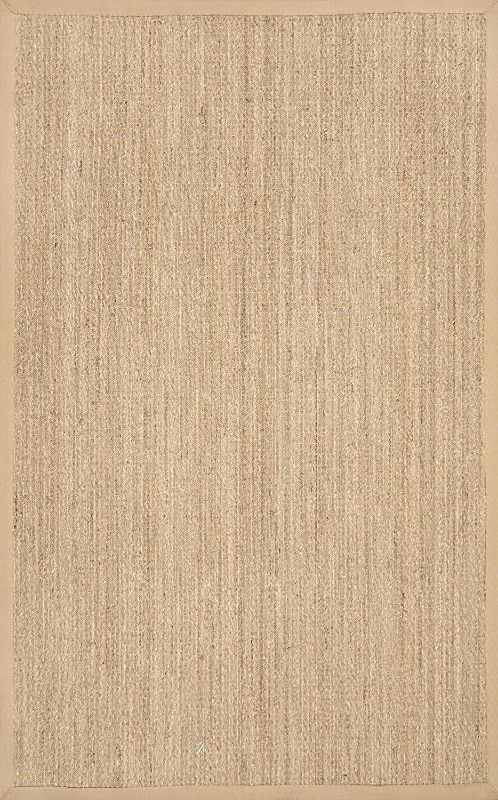 Photo 1 of *USED*
*SEE last picture for damage*
nuLOOM Elijah Natural Seagrass Farmhouse Area Rug, 4' x 6', Beige
