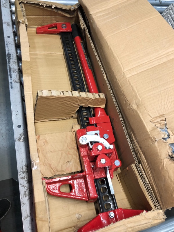 Photo 2 of BIG RED TRA8335B Torin 33" Ratcheting Off Road Utility Farm Jack, 3 Ton (6,000 lb) Capacity, Red
