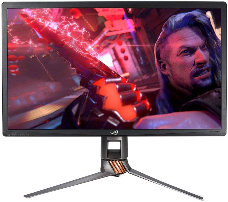Photo 1 of *plugged in monitor DID NOT DISPLAY*
Asus ROG SWIFT PG27UQ 27" 4K UHD LED LCD Monitor - 16:9 - Armor Titanium, Plasma Copper - 3840 x 2160 - 1.07 Billion Colors - G-sync - 1000 Nit