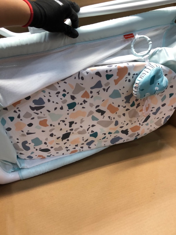 Photo 3 of *USED*
Fisher-price Rock with Me Bassinet -Pacific Pebble Portable Bassinet with Rocking Motion Soothing Features for Newborns Infants, 33.07 x 22.44 x 24.41 inches
