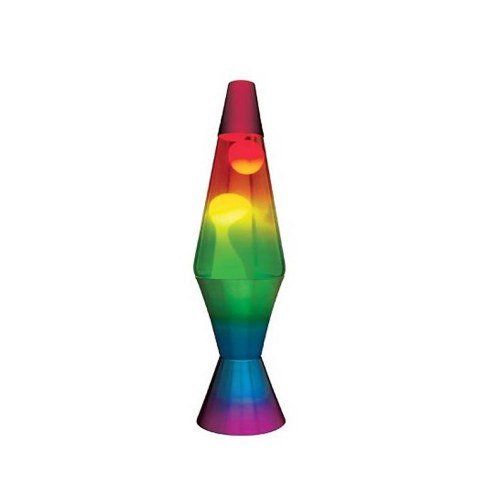 Photo 1 of LAVA(R) Rainbow Glow Lamp 14.5" (White Wax/Clear Liquid)

//DOES NOT COME WITH LIGHTBULB 
