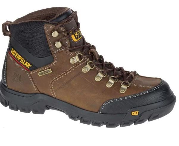 Photo 1 of CAT FOOTWEAR Men's Threshold Waterproof 6'' Work Boots - Soft Toe - Brown Size 13(W)
