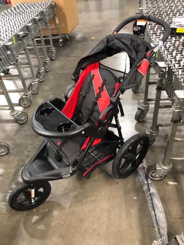 Photo 2 of Baby Trend Xcel Jogger Stroller, RED

//MINOR COSMETIC DAMAGE
