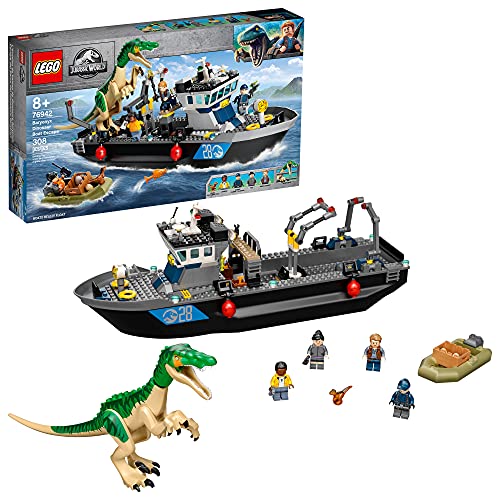 Photo 1 of LEGO Jurassic World Baryonyx Dinosaur Boat Escape 76942 Building Kit; Cool Toy Playset for Creative Kids; New 2021 (308 Pieces)
