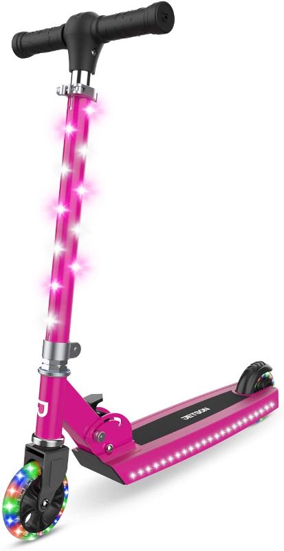 Photo 1 of Jetson Jupiter Kick Scooter for Kids, LED Light-up Scooter, Adjustable Handlebar, Rear Brake, Lightweight Design

- Missing Components 
