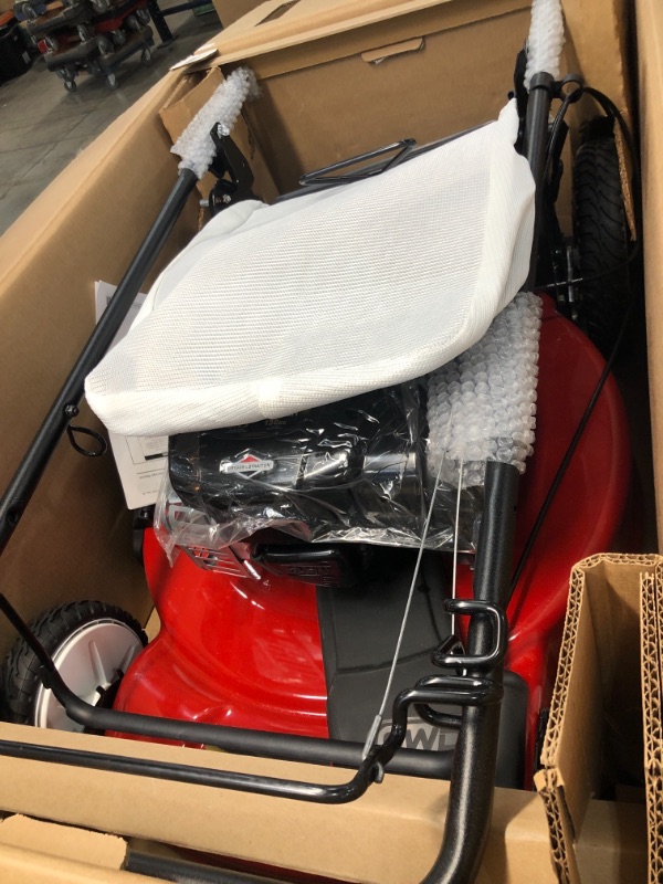 Photo 1 of STRONG GAS ODOR Recycler 22 in. Briggs & Stratton High Wheel Variable Speed Gas Walk Behind Self Propelled Lawn Mower with Bagger