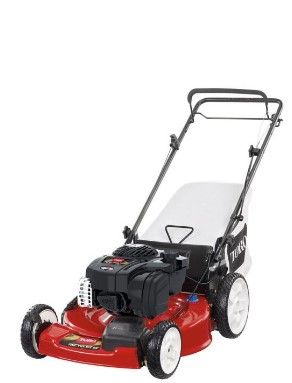 Photo 1 of STRONG GAS ODOR Recycler 22 in. Briggs & Stratton High Wheel Variable Speed Gas Walk Behind Self Propelled Lawn Mower with Bagger