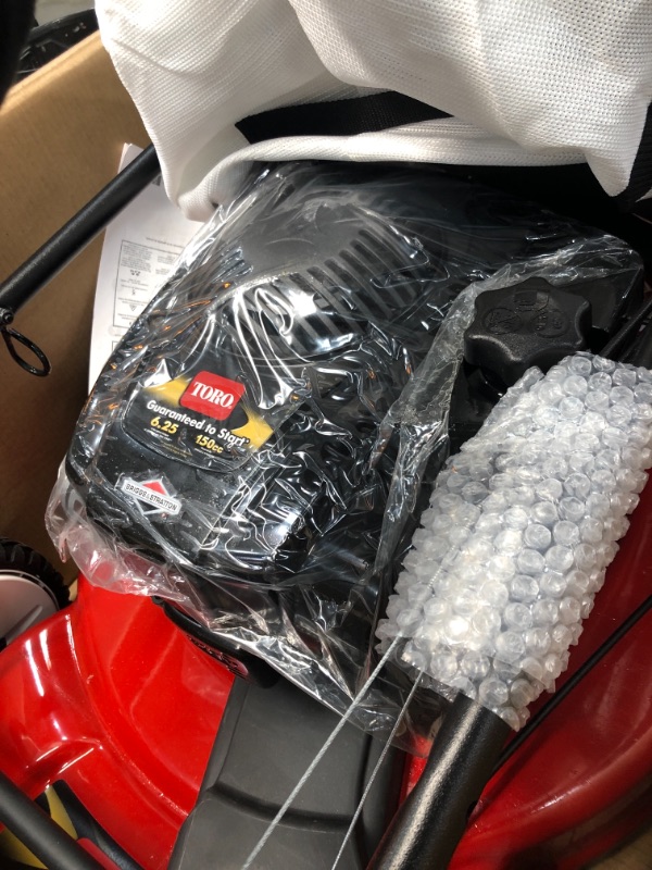 Photo 1 of STRONG GAS ODOR Recycler 22 in. Briggs & Stratton High Wheel Variable Speed Gas Walk Behind Self Propelled Lawn Mower with Bagger