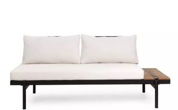 Photo 1 of  Sofa with Cushions - Black/Cream - Christopher Knight Home SIMILAR TO STOCK PHOTO